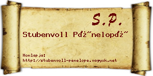 Stubenvoll Pénelopé névjegykártya